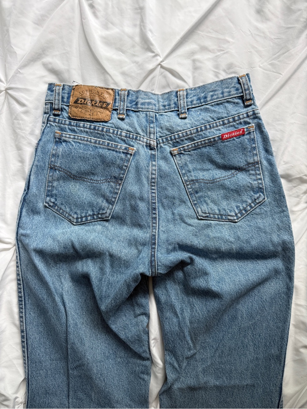 Vintage Small Dickies Light Blue Relaxed Denim Straight Leg Jeans W27 L30